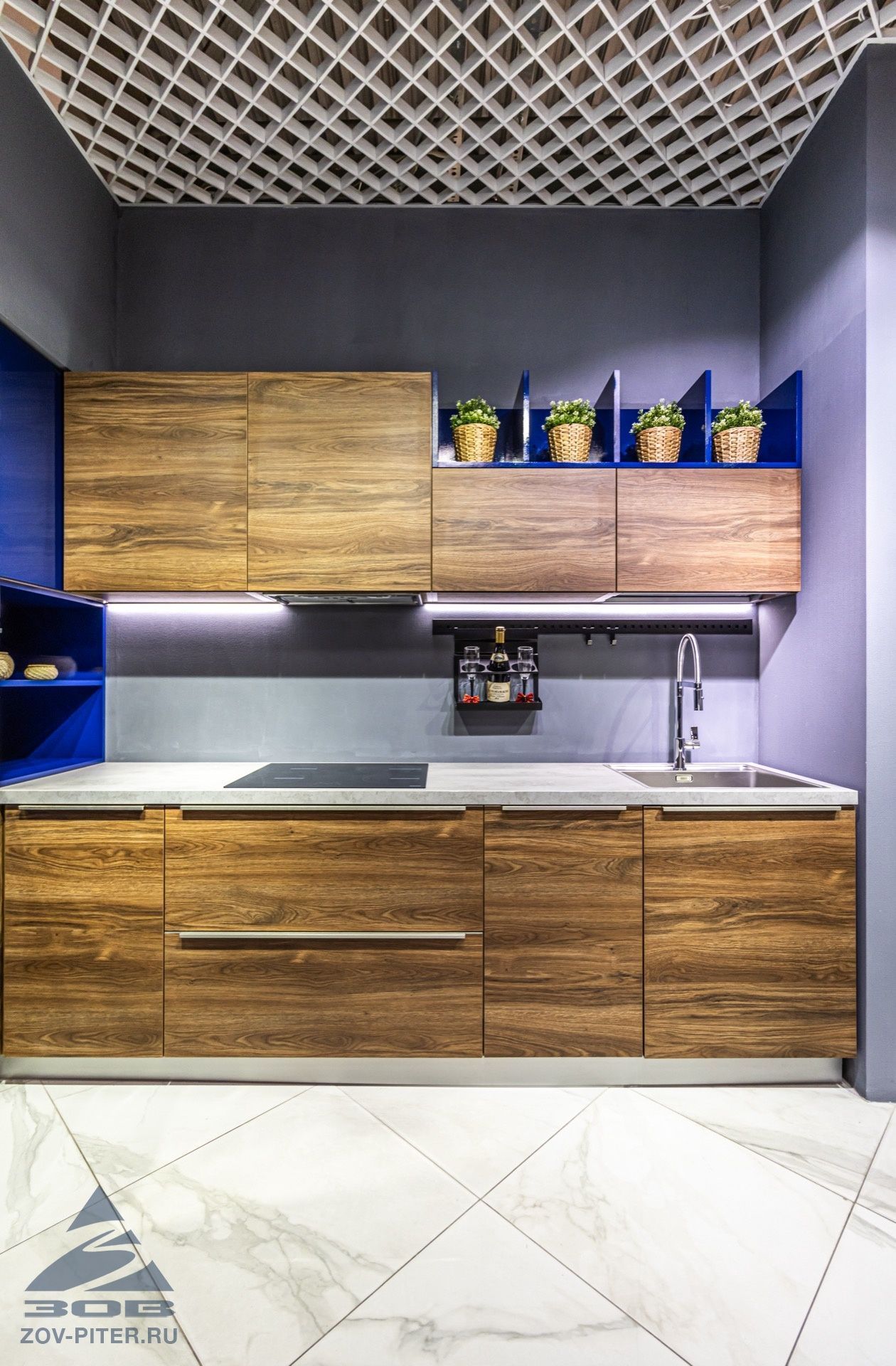 Краска Система RAL 5003 глянец Пост Тимбер Марон