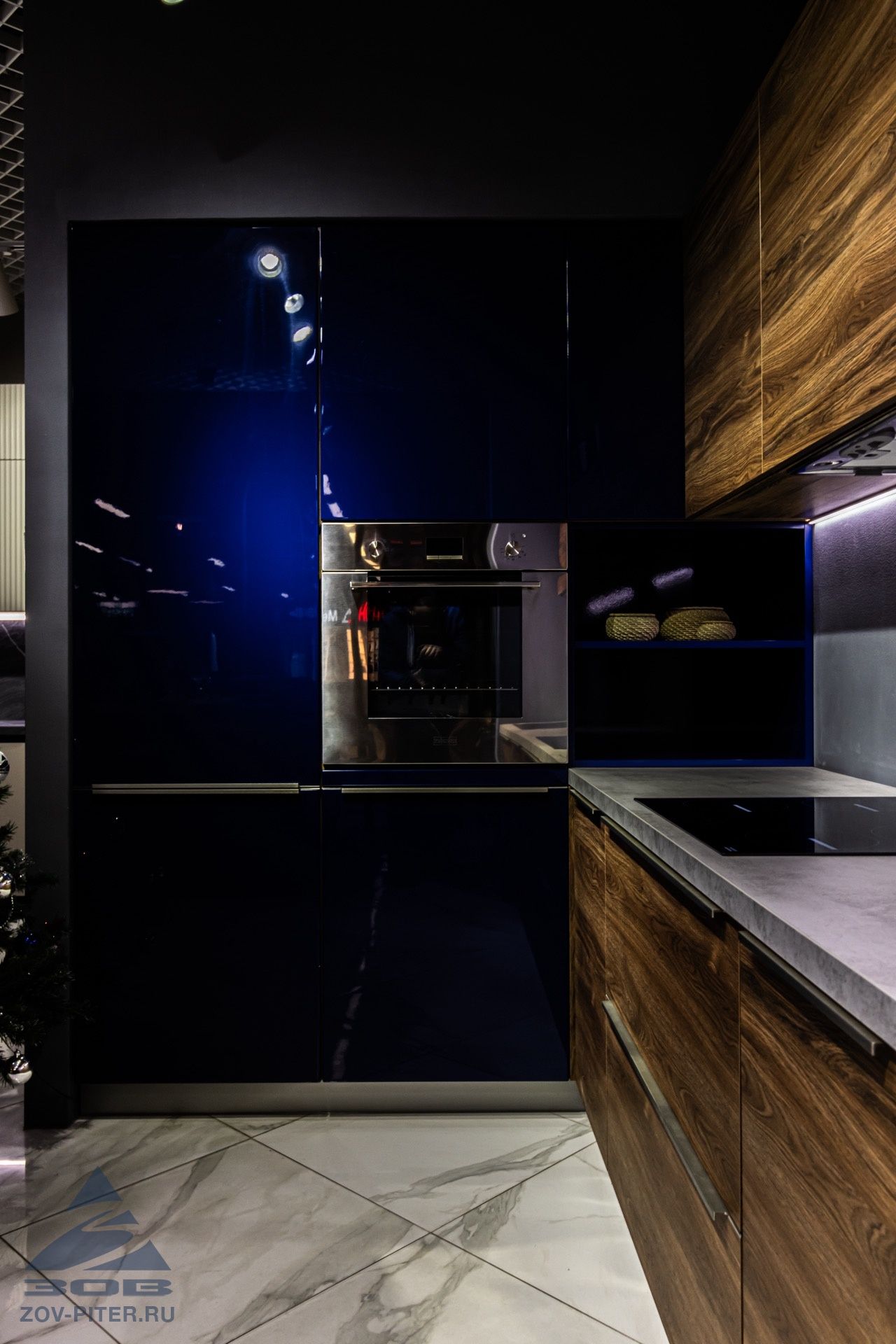 Краска Система RAL 5003 глянец Пост Тимбер Марон