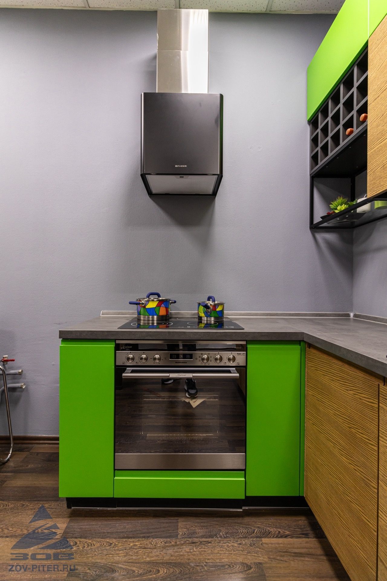 Кухня шпон-краска (без техники)